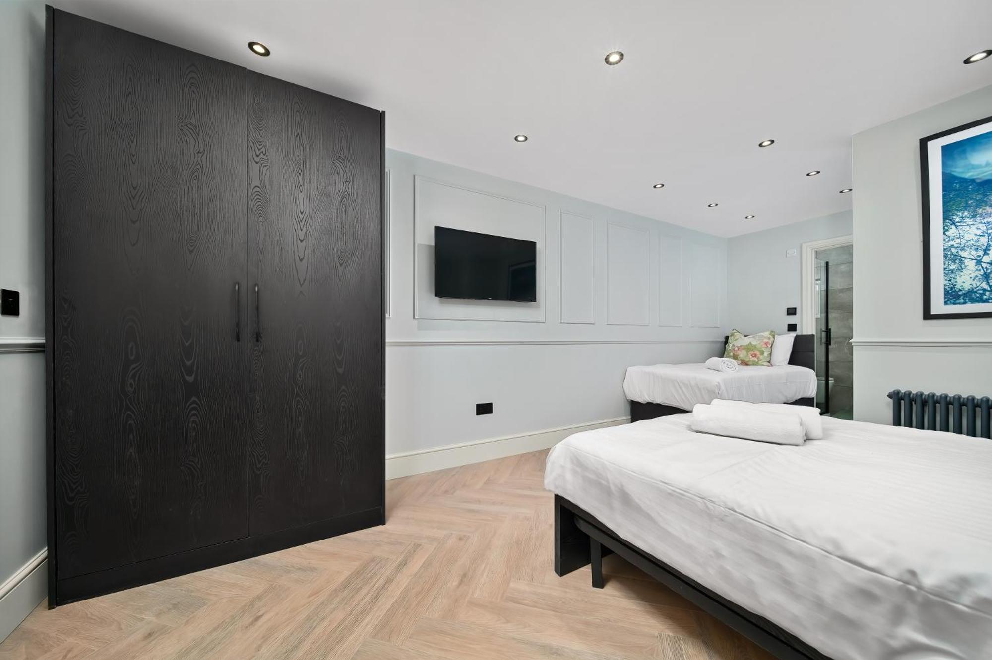 Nine Elms Modern Studio Apartments London Exterior foto